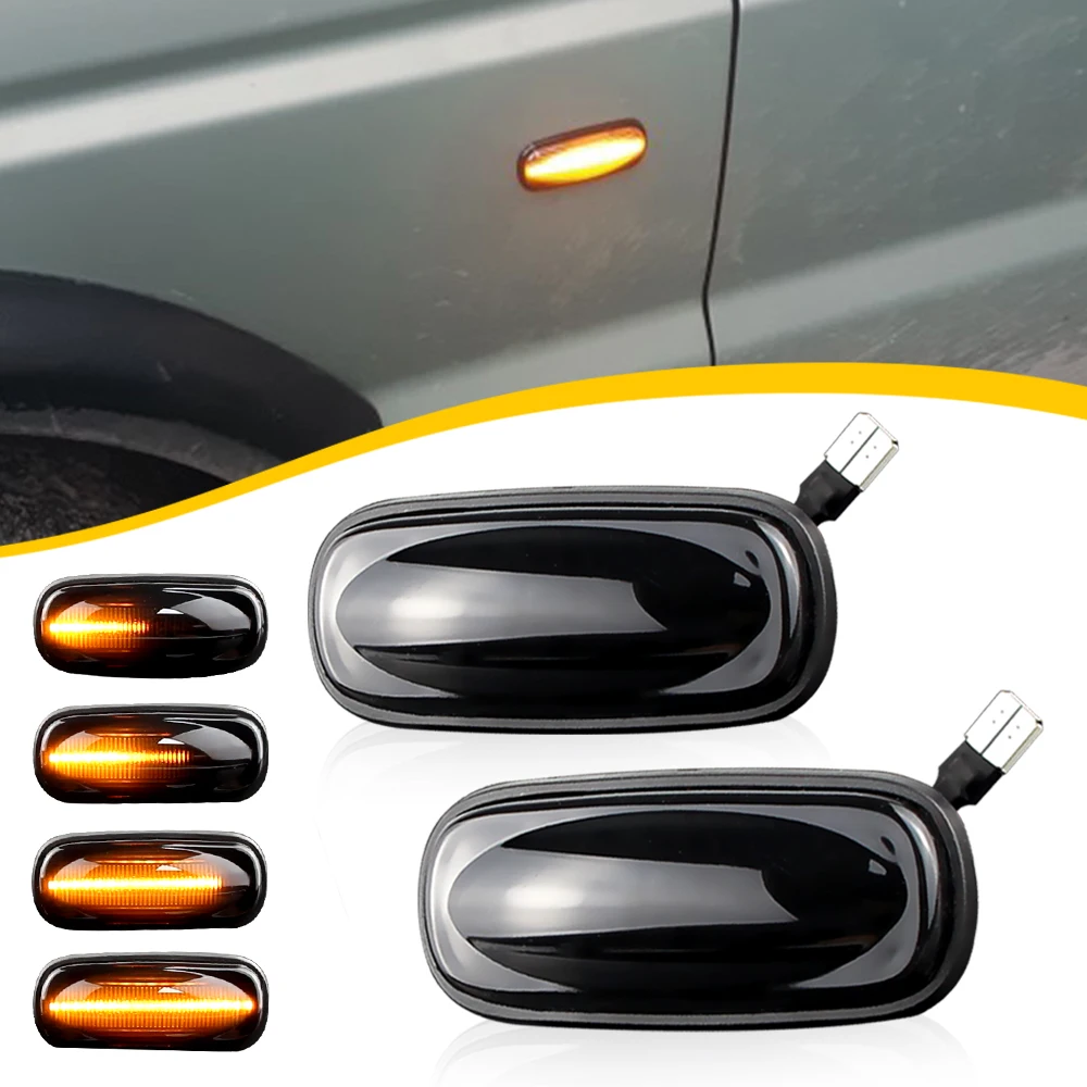 2PCS Led Dynamic Turn Signal Side Marker Lights For Land Rover Discovery 2 1999-2004 Freelander 1 2002-2005 Defender 2007-2015 
2PCS Led Dynamic Turn Signal Side Marker Lights For Land Rover Discovery 2 1999-2004 Freelander 1 2002-2005 Defender 2007-2015
