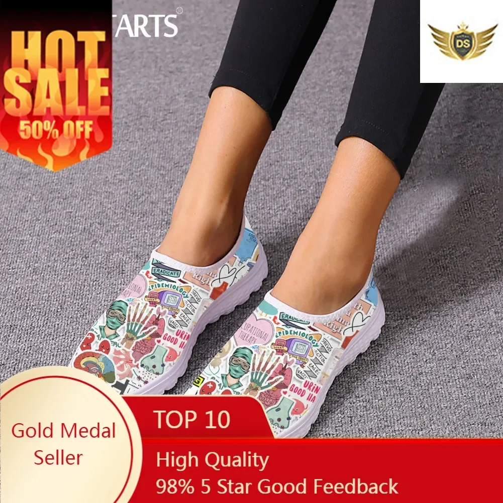 Women Nurse Shoes Lightweight Slip-on Flat Shoes Medical Instruments Design Ladies Mesh Sneakers Nurse Loafers
Women Nurse Shoes Lightweight Slip-on Flat Shoes Medical Instruments Design Ladies Mesh Sneakers Nurse Loafers