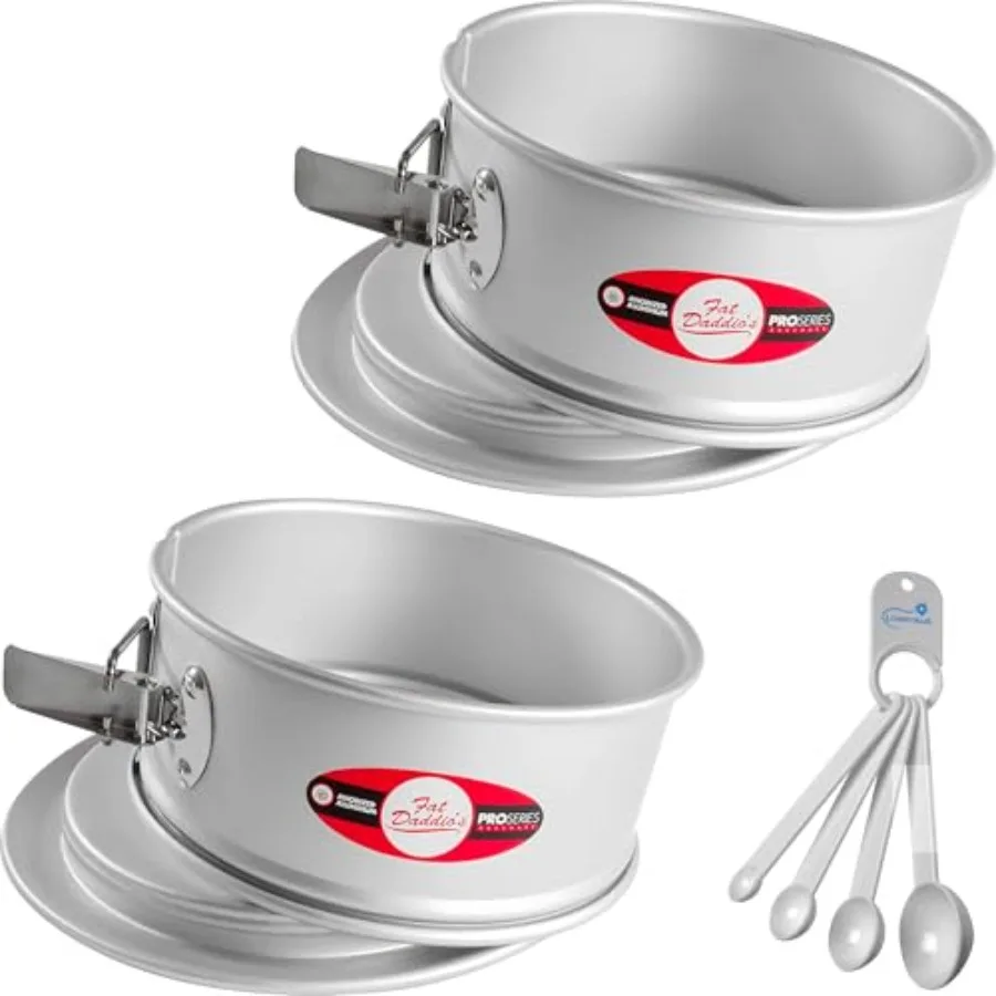 Форма для торта Fat Daddios 9 x 3 Inc Springform, 2 упаковки Sier wit a Measuring Spoon t
Форма для торта Fat Daddios 9 x 3 Inc Springform, 2 упаковки Sier wit a Measuring Spoon t