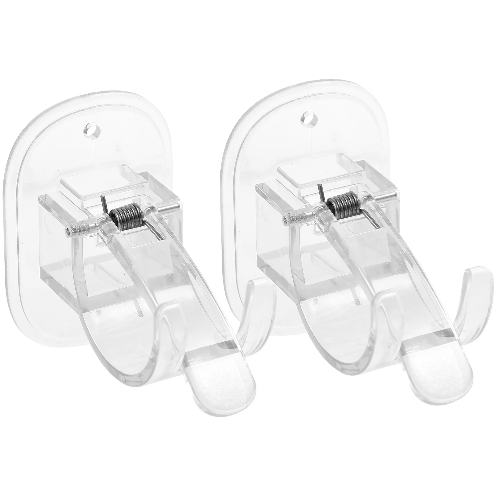 1 set Curtain Rod Holders Heavy Duty Plastic Brackets for Bedroom Bathroom Kitchen No Drill Wall Mount Easy Install
1 set Curtain Rod Holders Heavy Duty Plastic Brackets for Bedroom Bathroom Kitchen No Drill Wall Mount Easy Install