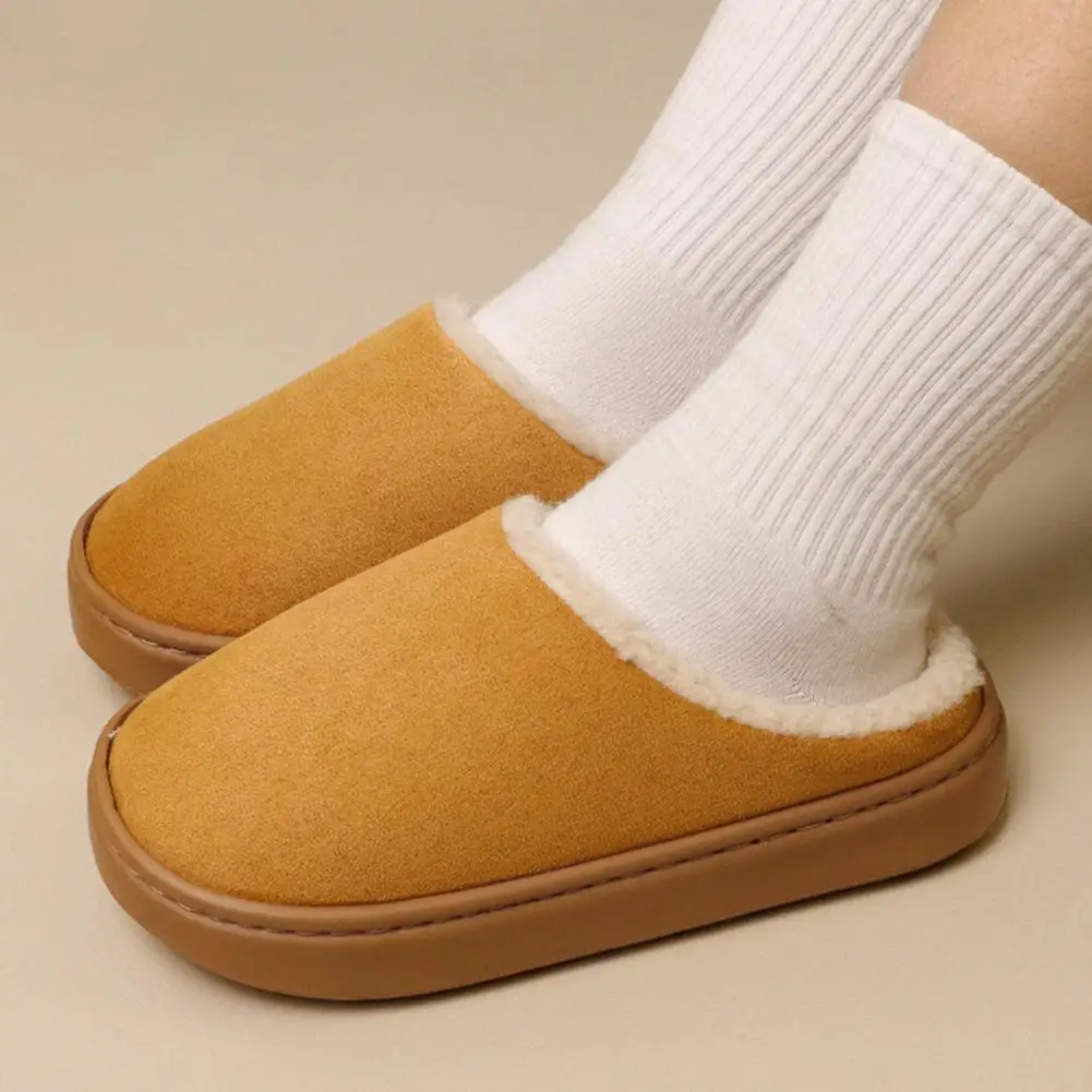 Women Bedroom Slippers Winter Fleece Lined Slippers for Women Men Non-slip Suede Bedroom Shoes Warm Closed Toe Indoor Outdoor
Women Bedroom Slippers Winter Fleece Lined Slippers for Women Men Non-slip Suede Bedroom Shoes Warm Closed Toe Indoor Outdoor