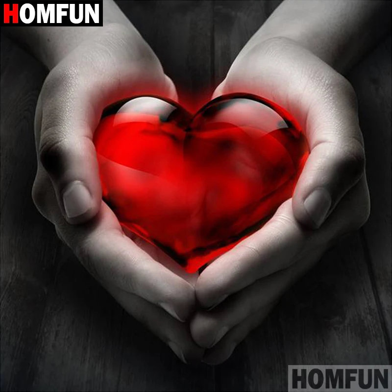 HOMFUN 5D DIY Diamond Painting Full Square/Round Drill "Hand heart" 3D Embroidery Cross Stitch gift Home Decor A00744
HOMFUN 5D DIY Diamond Painting Full Square/Round Drill "Hand heart" 3D Embroidery Cross Stitch gift Home Decor A00744