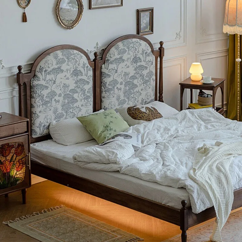 Solid wood soft bag walnut Nordic bedroom wedding bed fabric simple double bed
Solid wood soft bag walnut Nordic bedroom wedding bed fabric simple double bed