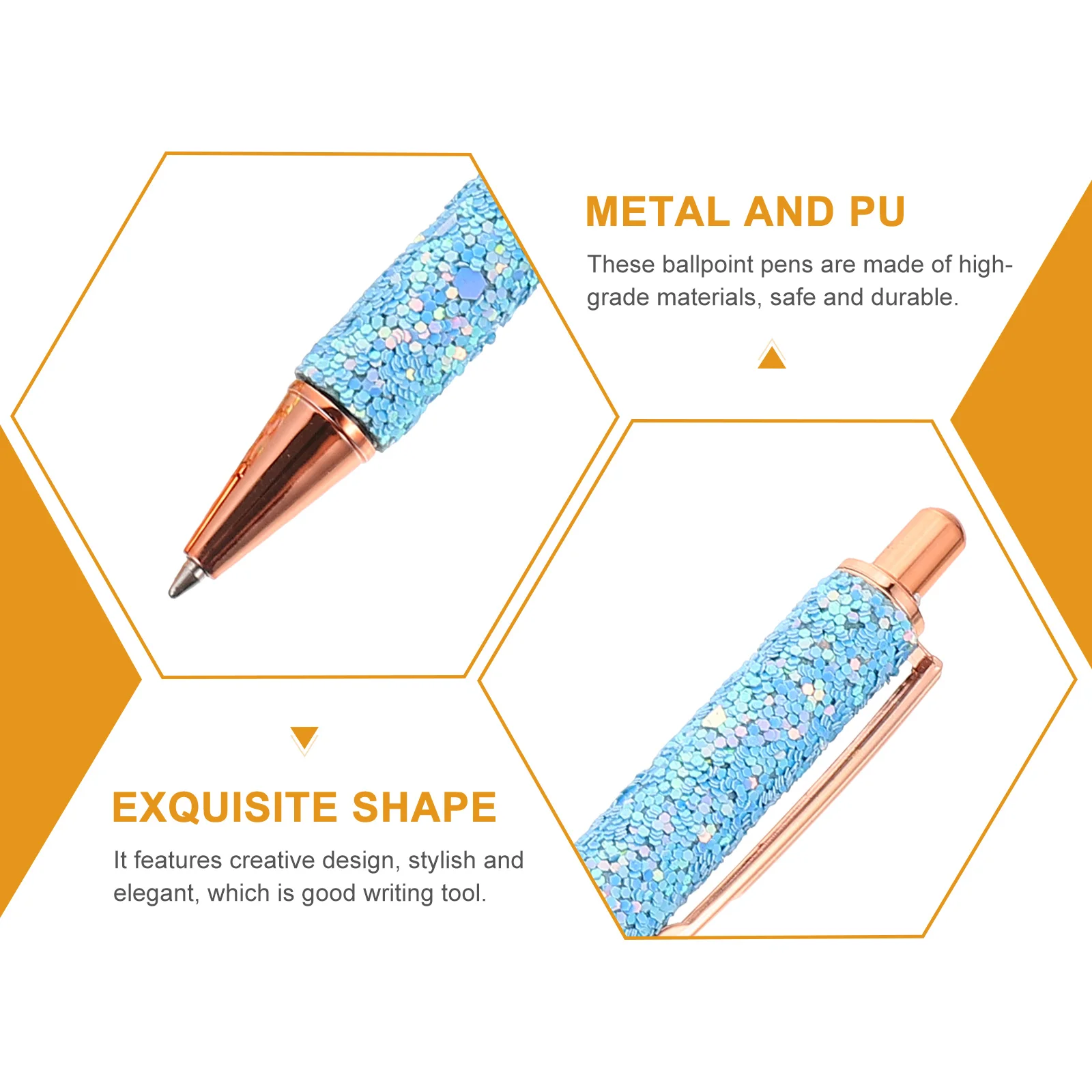 4Pcs Press Ballpoint Pens Smooth Writing PU Metal Office Study Supplies Advertising Pen Creative Design for Graduation
4Pcs Press Ballpoint Pens Smooth Writing PU Metal Office Study Supplies Advertising Pen Creative Design for Graduation