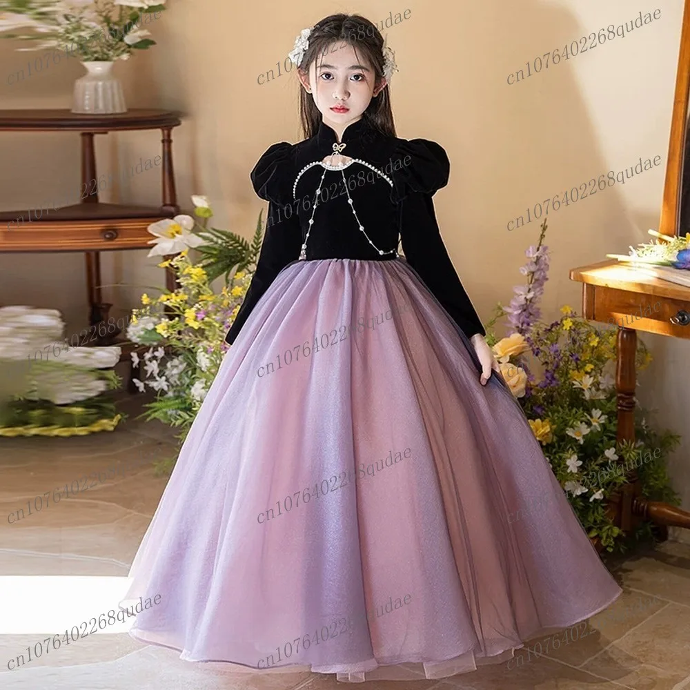 Black And Purple Princess Special Flower Girl Dress Wedding Pary Prom Birthday First Communion Baby Child Kid Pageant Gown A03
Black And Purple Princess Special Flower Girl Dress Wedding Pary Prom Birthday First Communion Baby Child Kid Pageant Gown A03