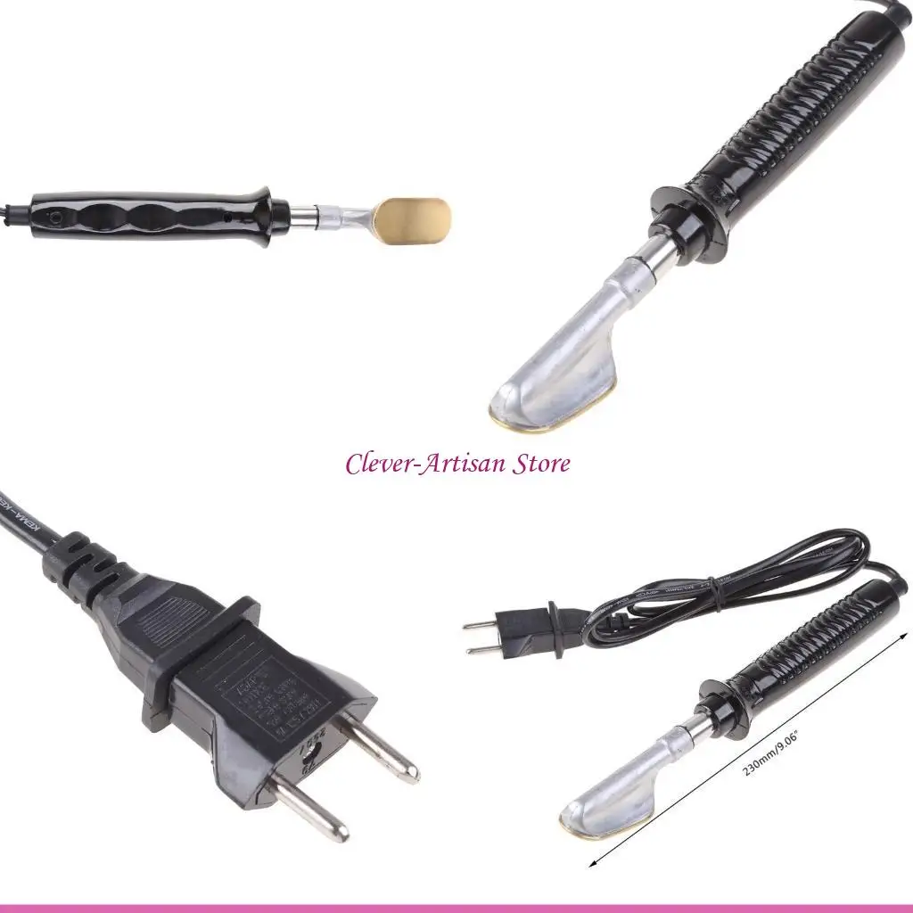 E06B Electric Soldering Iron With Plastic Handle Flat Tip For Car Bumper Repair
E06B Electric Soldering Iron With Plastic Handle Flat Tip For Car Bumper Repair