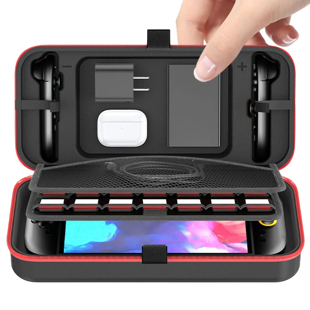 Большой чехол для переноски консоли Switch 2, сумка для хранения с 24 слотами для игровых карт, защитный чехол для путешествий для Switch 2
Большой чехол для переноски консоли Switch 2, сумка для хранения с 24 слотами для игровых карт, защитный чехол для путешествий для Switch 2