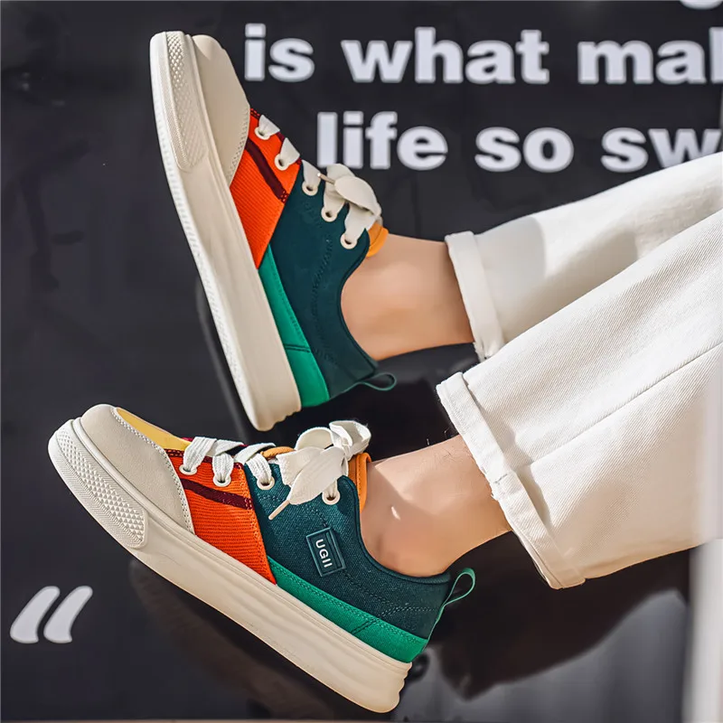 2025 New Trendy Breathable Thick Bottom Low cut Comfortable Casual Niche Color blocked Casual Sneakers Canvas
2025 New Trendy Breathable Thick Bottom Low cut Comfortable Casual Niche Color blocked Casual Sneakers Canvas