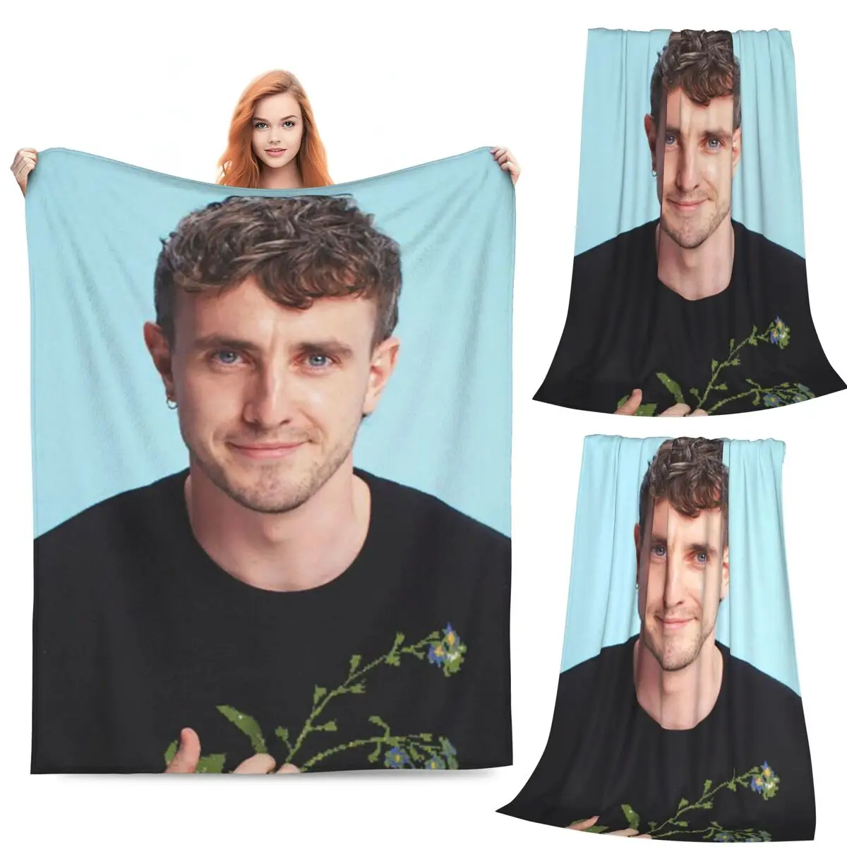 Paul Mescal Retro Style Blankets Soft Warm Flannel Throw Blanket Cover for Bed Living room Picnic Travel Home Sofa
Paul Mescal Retro Style Blankets Soft Warm Flannel Throw Blanket Cover for Bed Living room Picnic Travel Home Sofa
