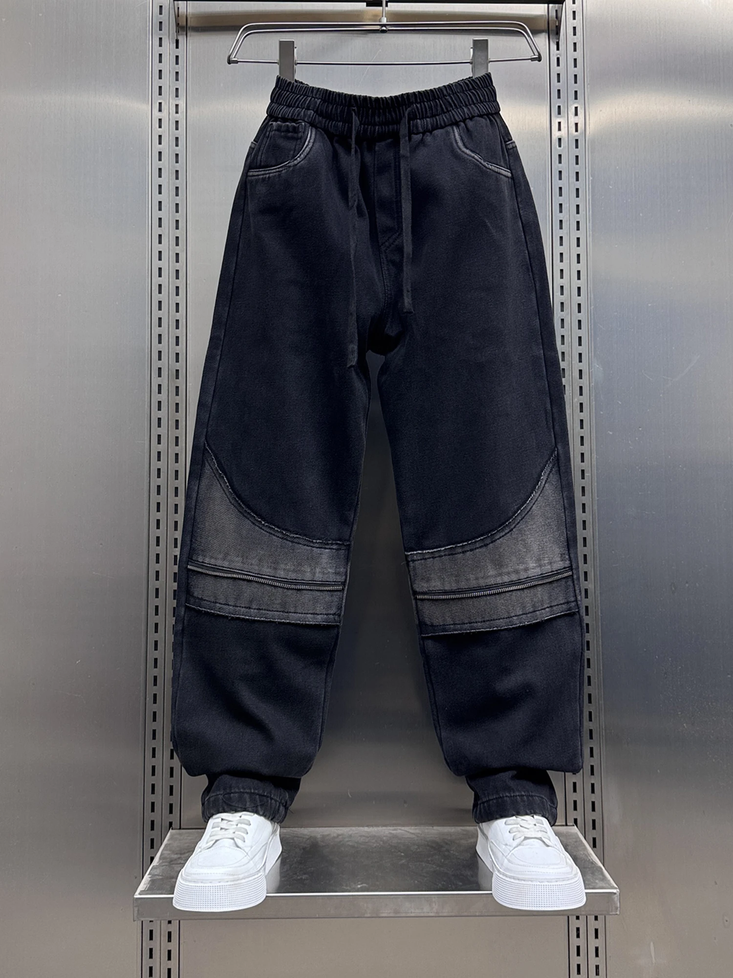 Мужские джинсы American Sle в стиле пэчворк с цветными вставками, прямого кроя, зимние, теплые, повседневные, длинные брюки-харланы на флисовой подкладке, со средней посадкой на талии
Мужские джинсы American Sle в стиле пэчворк с цветными вставками, прямого кроя, зимние, теплые, повседневные, длинные брюки-харланы на флисовой подкладке, со средней посадкой на талии