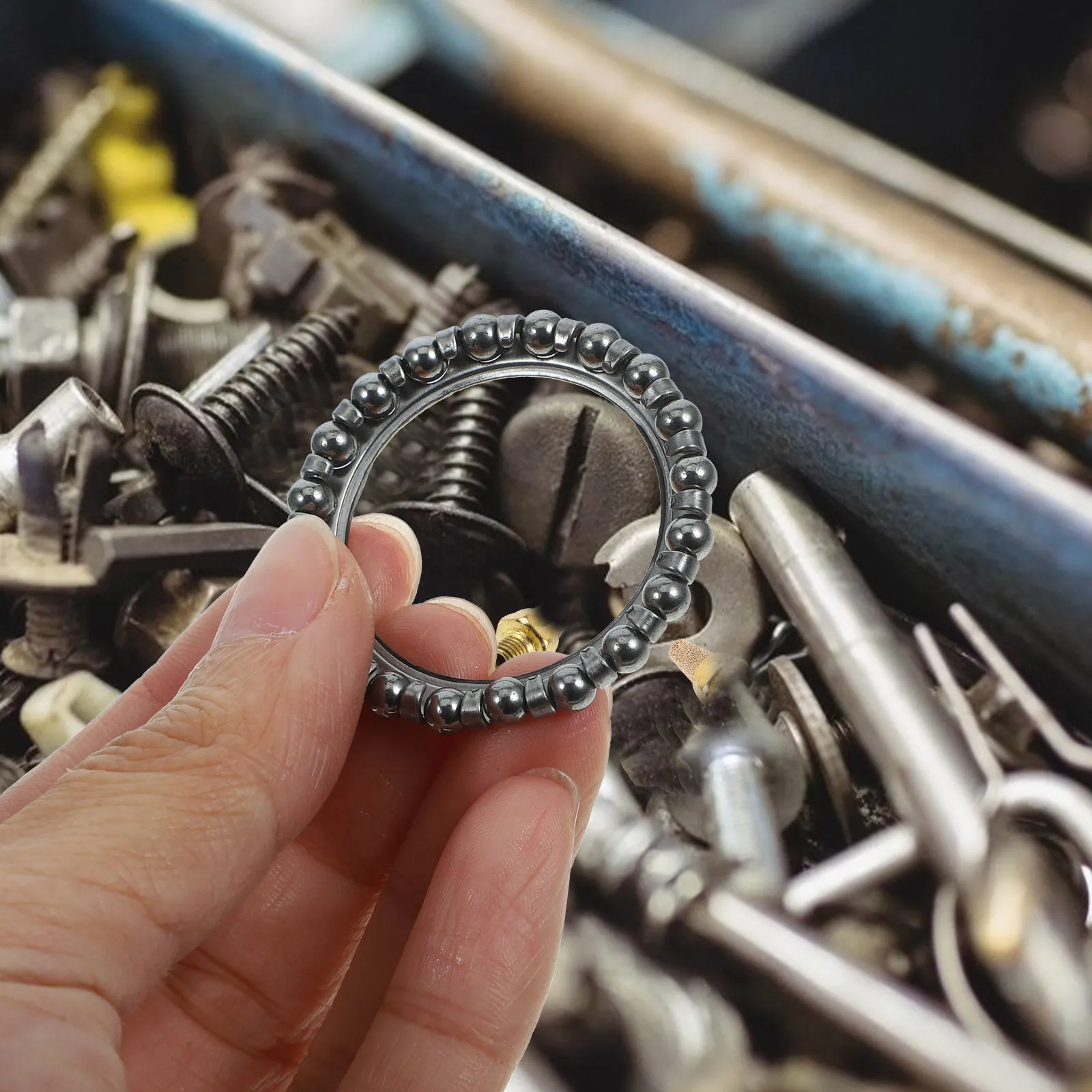 1Set Steering Stem Bearings Iron Fork Neck Bearing Set Smooth Maneuverability Scooter Fork Steering Stem Bearing Kit
1Set Steering Stem Bearings Iron Fork Neck Bearing Set Smooth Maneuverability Scooter Fork Steering Stem Bearing Kit