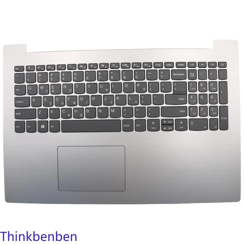 GR Greek Keyboard Platinum Grey Upper Case Palmrest Shell Cover For Lenovo ideapad 330 15 ARR ICN Laptop 5CB0R26448
GR Greek Keyboard Platinum Grey Upper Case Palmrest Shell Cover For Lenovo ideapad 330 15 ARR ICN Laptop 5CB0R26448