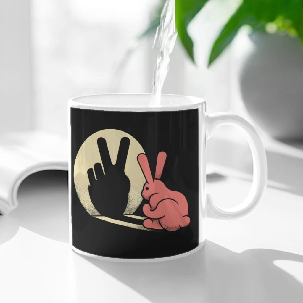 Peaceful Rabbit Ceramic Cup Coffee Oatmeal Breakfast Cup Creative Personality Mug
Peaceful Rabbit Ceramic Cup Coffee Oatmeal Breakfast Cup Creative Personality Mug