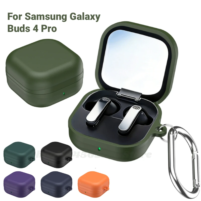 For Samsung Galaxy Buds 4/4Pro Case Soft High End Lychee Skin Texture Anti Scratch Headphone Protective Shell Funda with Hook
For Samsung Galaxy Buds 4/4Pro Case Soft High End Lychee Skin Texture Anti Scratch Headphone Protective Shell Funda with Hook