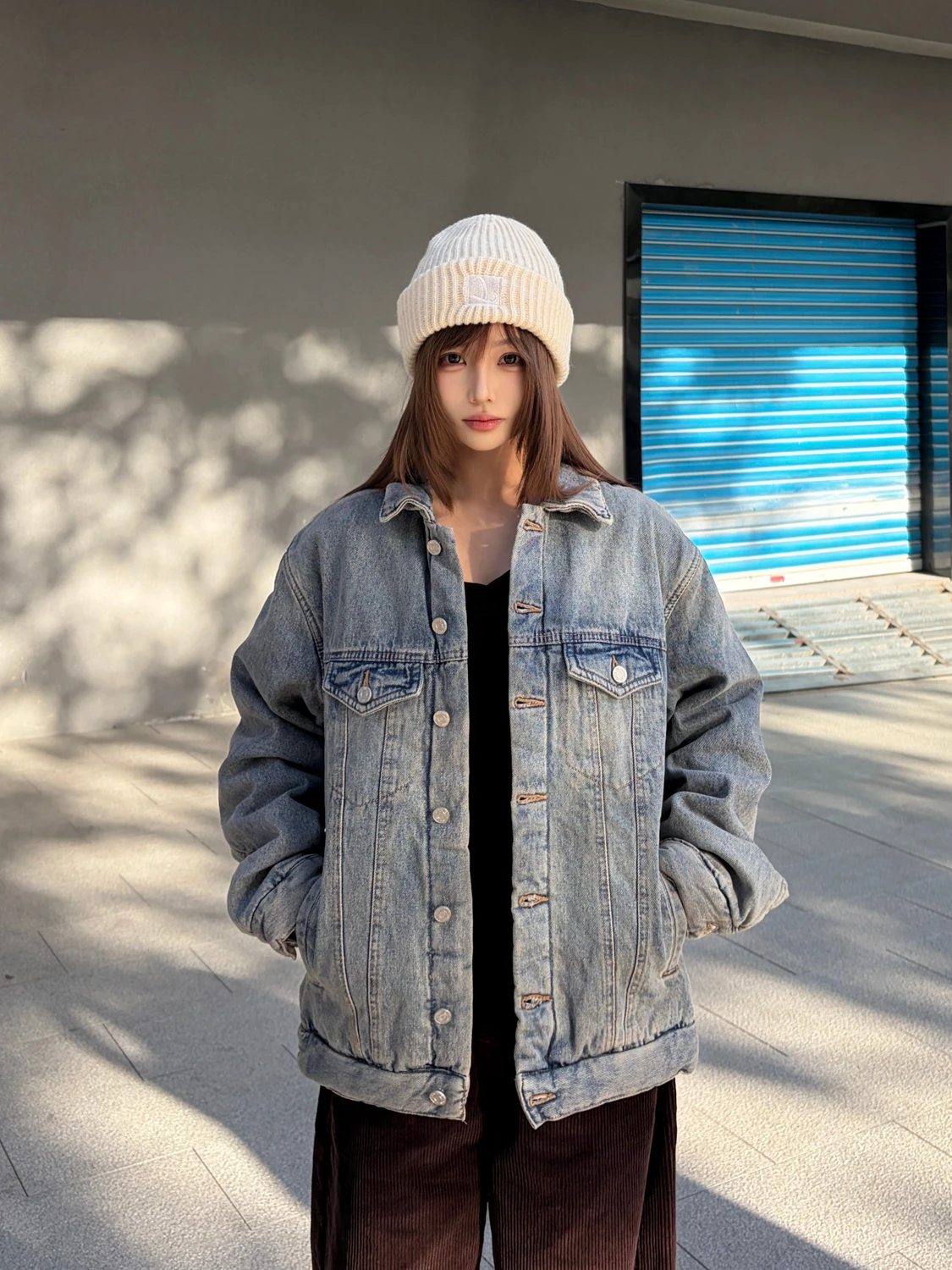 Retro Waed Cotton Jaet Men's Thiened Denim Coat Vintage Sle Long Sve Collar Single Button Closure Color
Retro Waed Cotton Jaet Men's Thiened Denim Coat Vintage Sle Long Sve Collar Single Button Closure Color