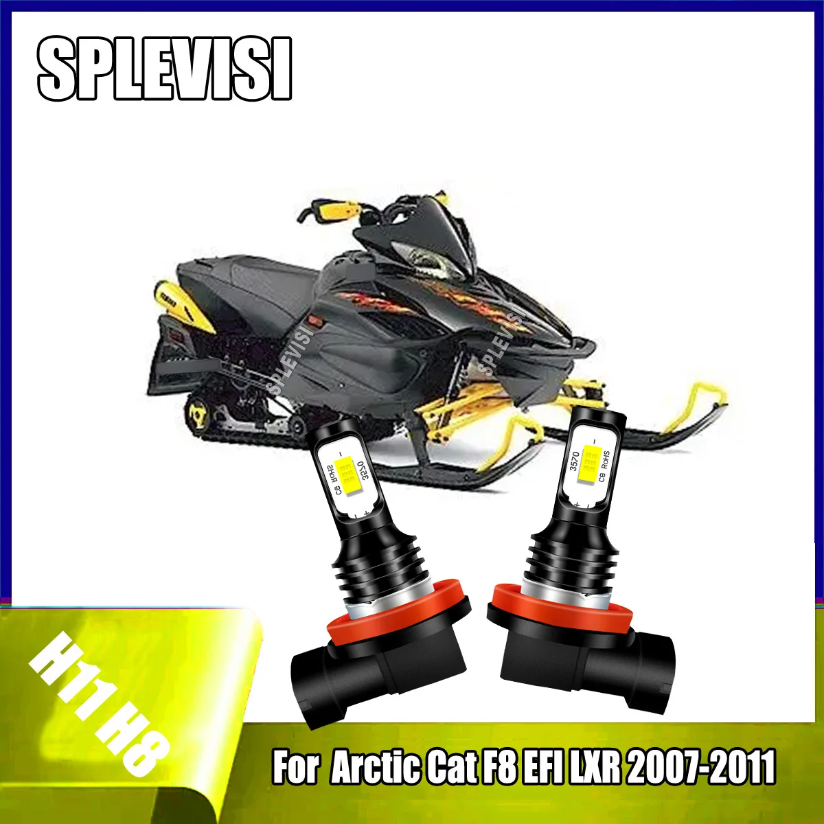 2x High Beam Headlight LED Bulbs Improved Safety in Bad Weather Conditions For Arctic Cat F8 EFI LXR 2007 2008 2009 2010 2011
2x High Beam Headlight LED Bulbs Improved Safety in Bad Weather Conditions For Arctic Cat F8 EFI LXR 2007 2008 2009 2010 2011