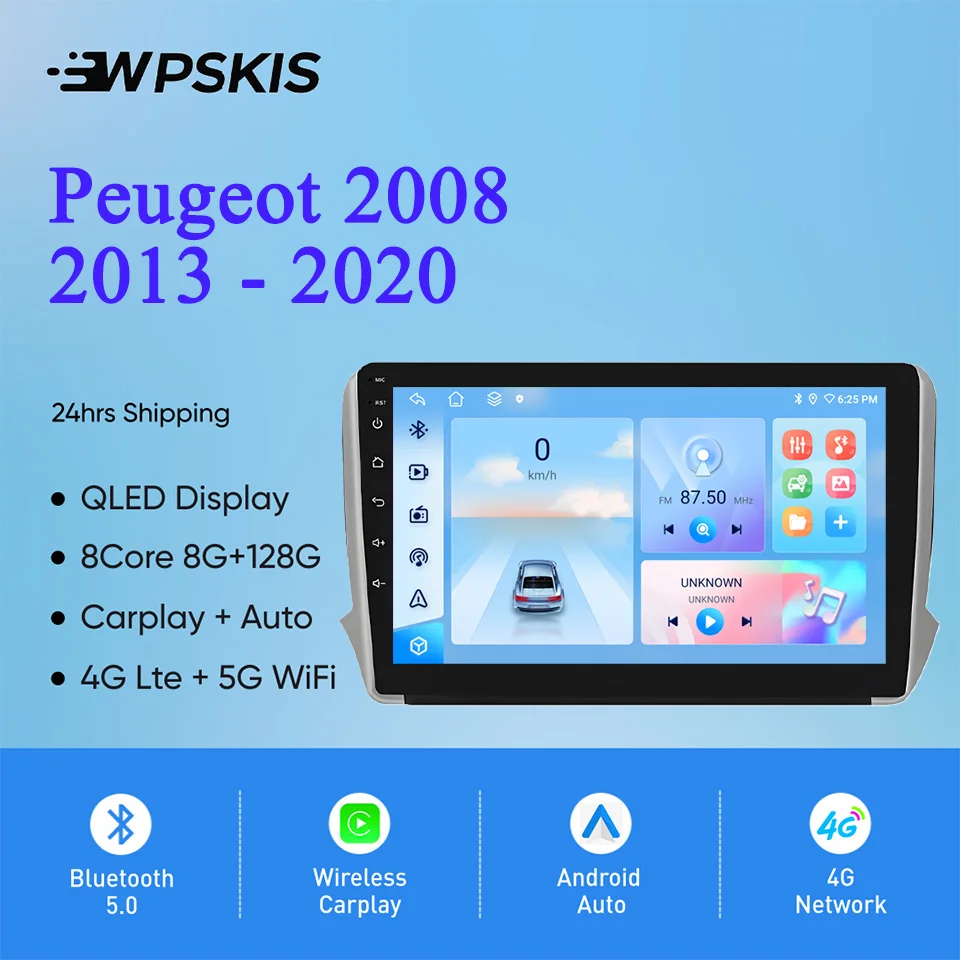 Android 14 For Peugeot 2008 2013 2017 2020 Auto Radio Stereo Multimedia Video Player GPS Navigation Monitor 4G Lte WiFi Carplay
Android 14 For Peugeot 2008 2013 2017 2020 Auto Radio Stereo Multimedia Video Player GPS Navigation Monitor 4G Lte WiFi Carplay