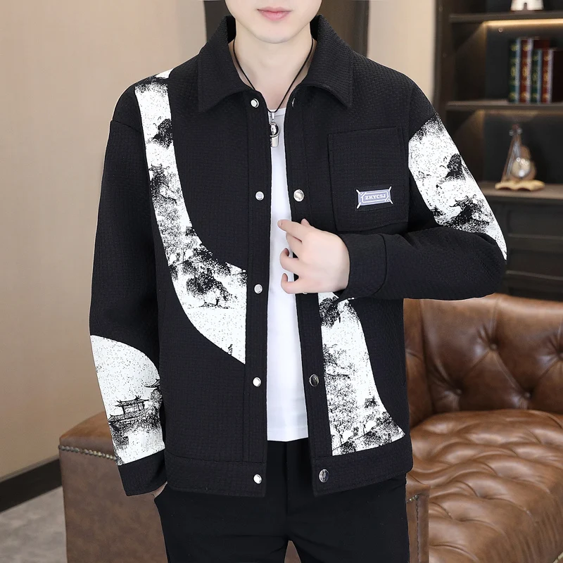 Fashion Autumn Men's Casual Jackets Youth Streetwear Slim Fit Single Breasted Coats Outdoor Short Windbreaker Thick Top Clothing
Fashion Autumn Men's Casual Jackets Youth Streetwear Slim Fit Single Breasted Coats Outdoor Short Windbreaker Thick Top Clothing