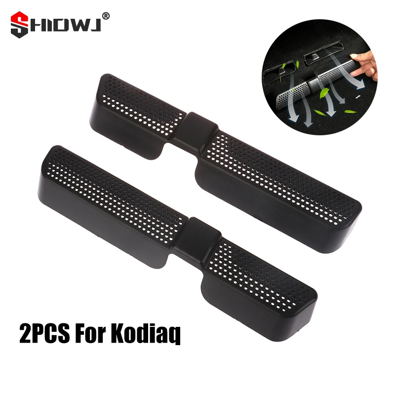 2pcs for SEAT Ateca Tarraco Koraq Kodiaq Under Front Seat Rear Footwell Air Duct Outlet Vent Grille Cover 
2pcs for SEAT Ateca Tarraco Koraq Kodiaq Under Front Seat Rear Footwell Air Duct Outlet Vent Grille Cover