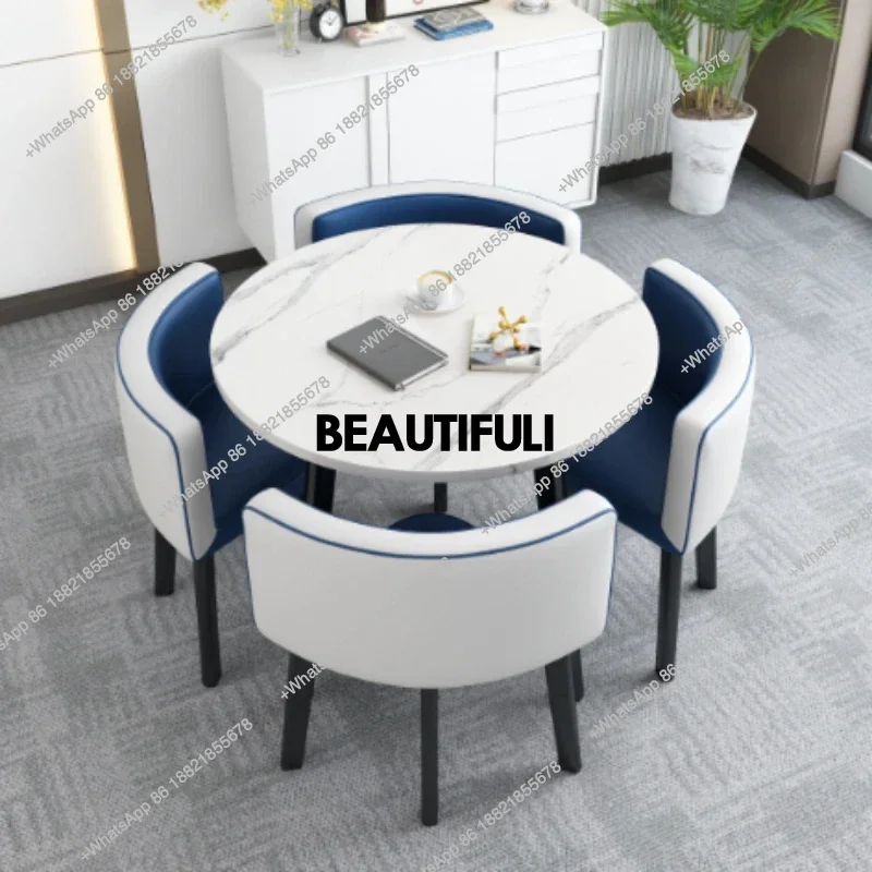 Nordic Round Party Dining Table Family Small Space Home Restaurant Dining Table Coffee Center Mesas De Comedor Furniture
Nordic Round Party Dining Table Family Small Space Home Restaurant Dining Table Coffee Center Mesas De Comedor Furniture