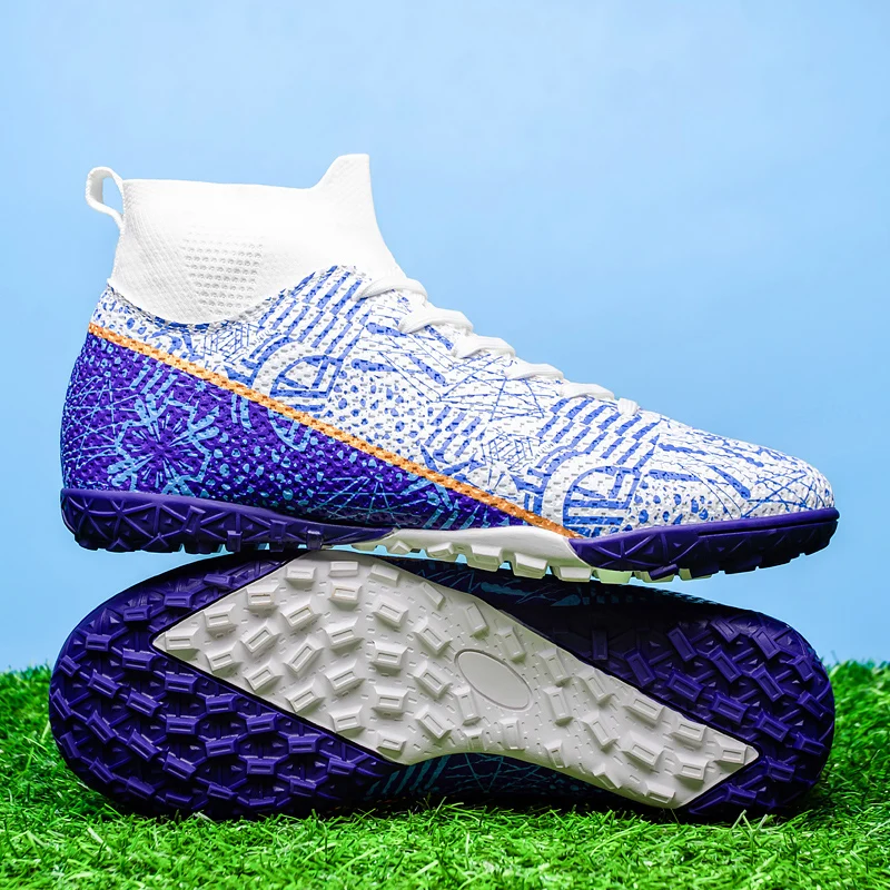 Professional TF Soccer Boots Unisex Youth Adult PU Fabric Upper Rubber Sole Non-slip Training Cleats
Professional TF Soccer Boots Unisex Youth Adult PU Fabric Upper Rubber Sole Non-slip Training Cleats
