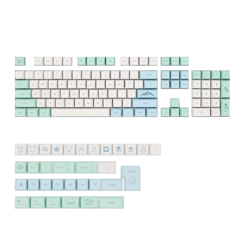 XDA PBT колпачки для механических клавиатур ледяная синяя тема сублимированная термосублимация Прямая поставка
XDA PBT колпачки для механических клавиатур ледяная синяя тема сублимированная термосублимация Прямая поставка