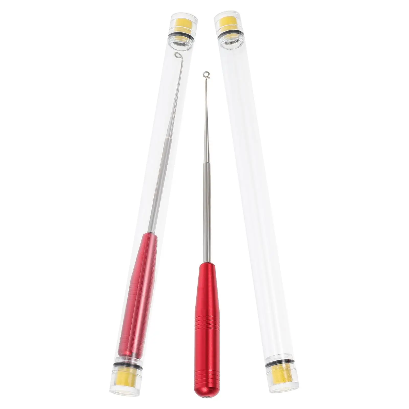 2Pcs Blind Hook Remover Stainless Steel Fishing Tool Unhooking Device Practical Design Fits Palm Long Service Time
2Pcs Blind Hook Remover Stainless Steel Fishing Tool Unhooking Device Practical Design Fits Palm Long Service Time