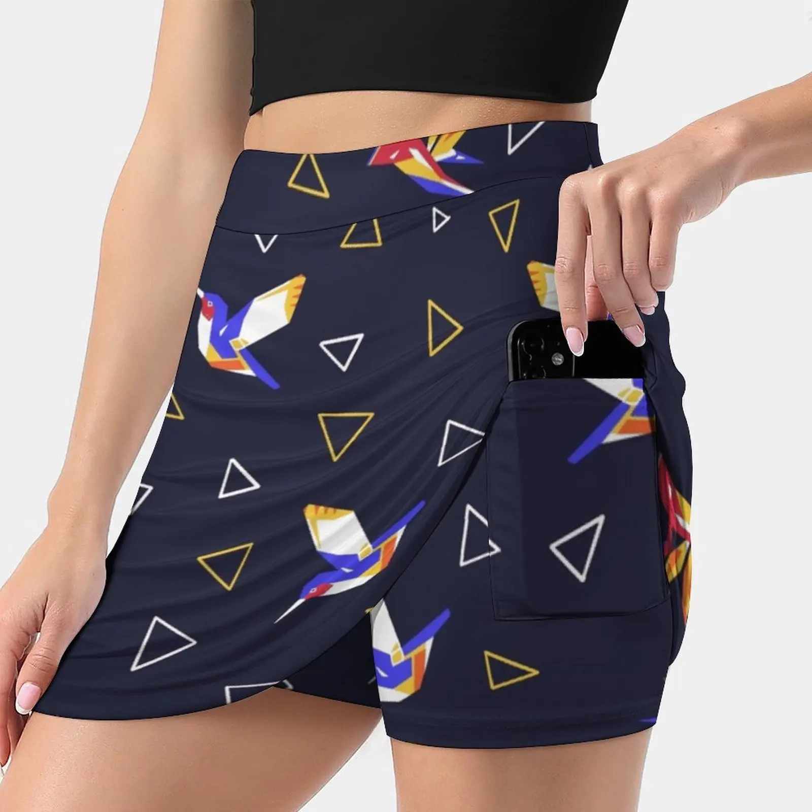 Мини-юбка женская с принтом птиц рай, короткая спортивная двухслойная с тропическим принтом, с рисунком птиц, колибри
Мини-юбка женская с принтом птиц рай, короткая спортивная двухслойная с тропическим принтом, с рисунком птиц, колибри