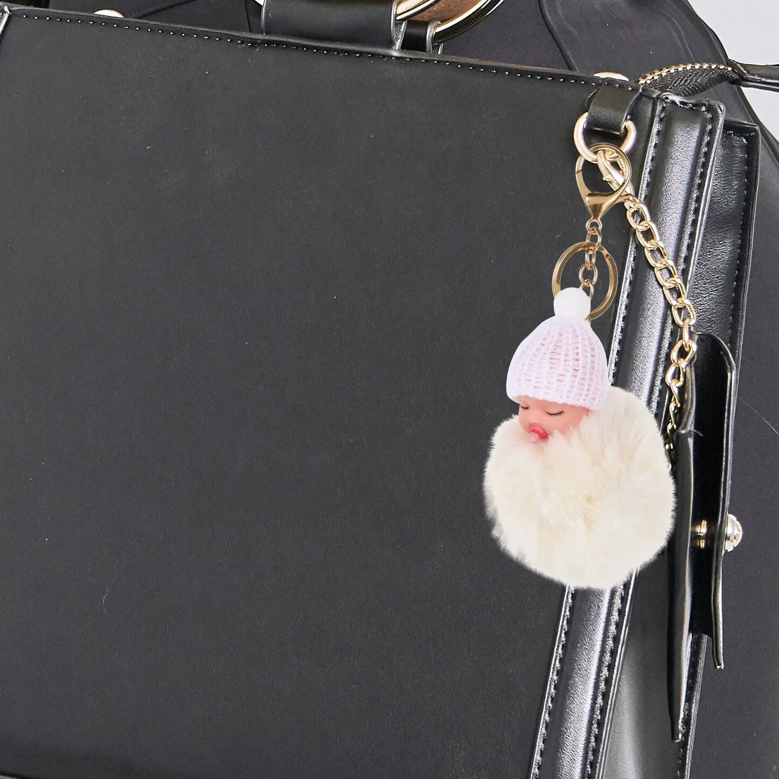 Sleeping Character Pom Pom Keychain for Keys Totes Backpacks Handbags Car Accessories Bag Pendant Decorative Gift for Friends
Sleeping Character Pom Pom Keychain for Keys Totes Backpacks Handbags Car Accessories Bag Pendant Decorative Gift for Friends