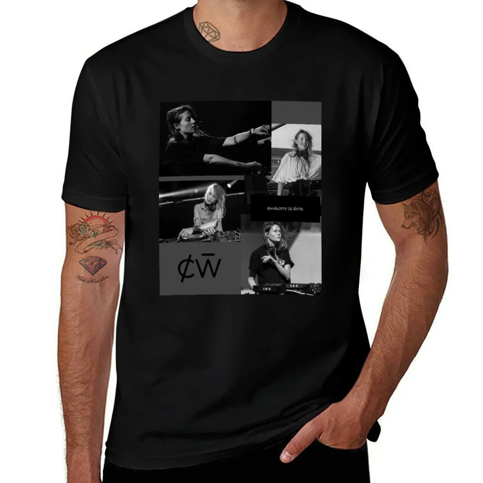 Charlotte de Witte - black and white T-Shirt man t shirts graphic black cotton t-shirt plain for man package T-Shirt
Charlotte de Witte - black and white T-Shirt man t shirts graphic black cotton t-shirt plain for man package T-Shirt