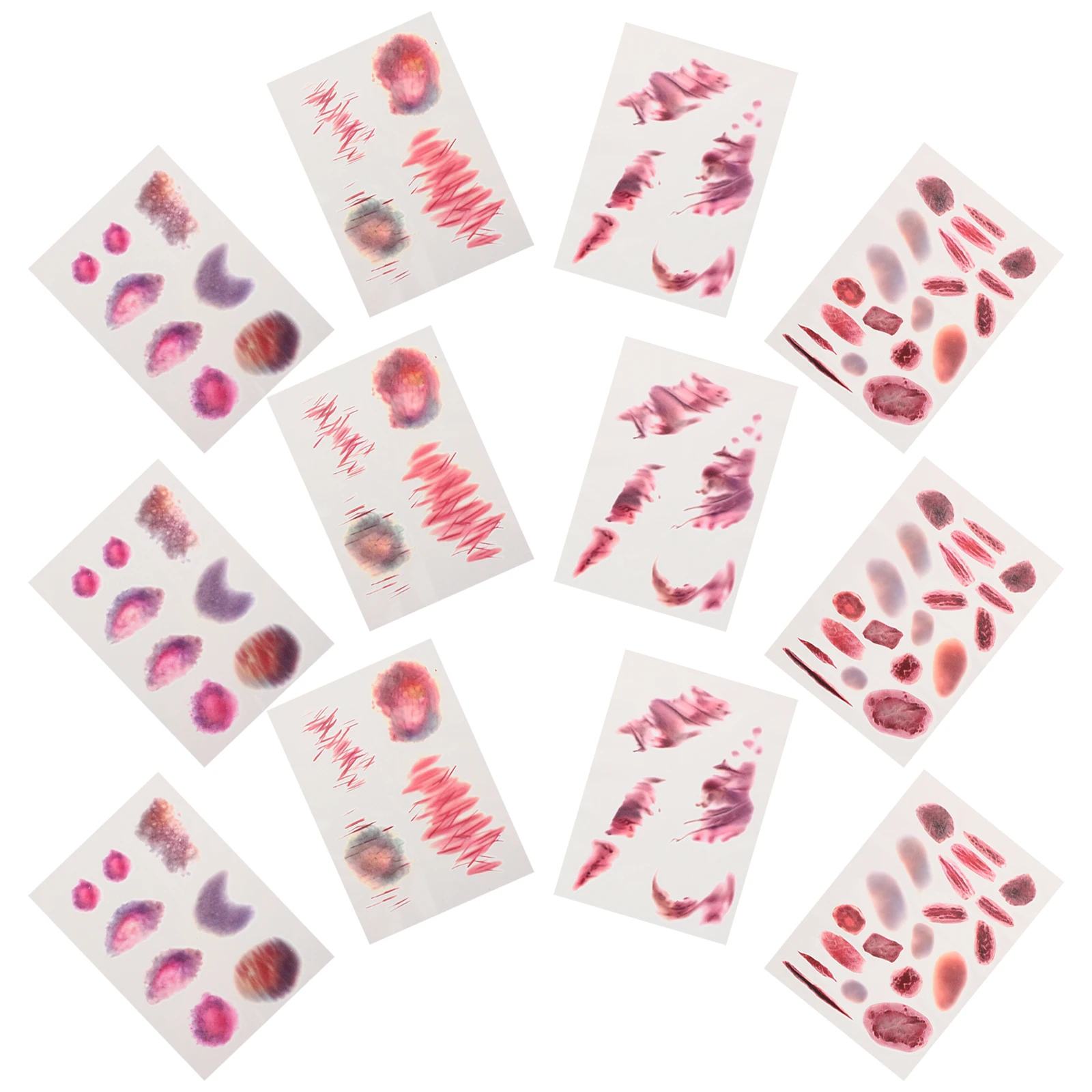 16 Sheets Halloween Scar Tattoo Stickers Realistic Fake Wound Makeup Temporary Tattoo Stickers Costume Party Cosplay Decorations
16 Sheets Halloween Scar Tattoo Stickers Realistic Fake Wound Makeup Temporary Tattoo Stickers Costume Party Cosplay Decorations