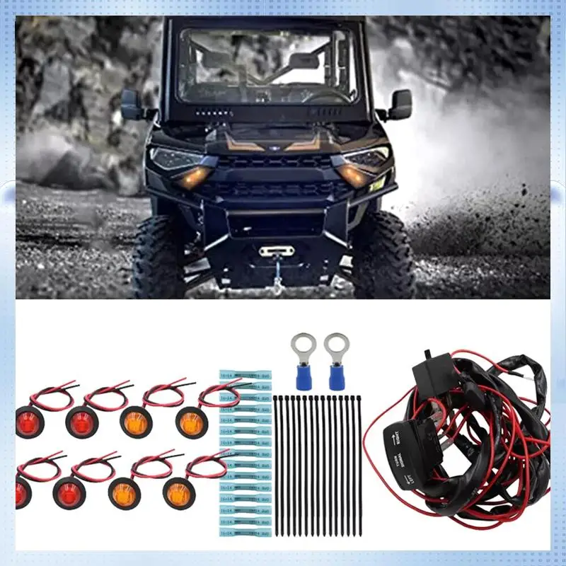B07A-Motorcycle Universal Rocker Switch Turn Signal Kit Horn Flasher Relay Kit For SXS UTV ATV Dirt Bike Polaris Kawasaki
B07A-Motorcycle Universal Rocker Switch Turn Signal Kit Horn Flasher Relay Kit For SXS UTV ATV Dirt Bike Polaris Kawasaki