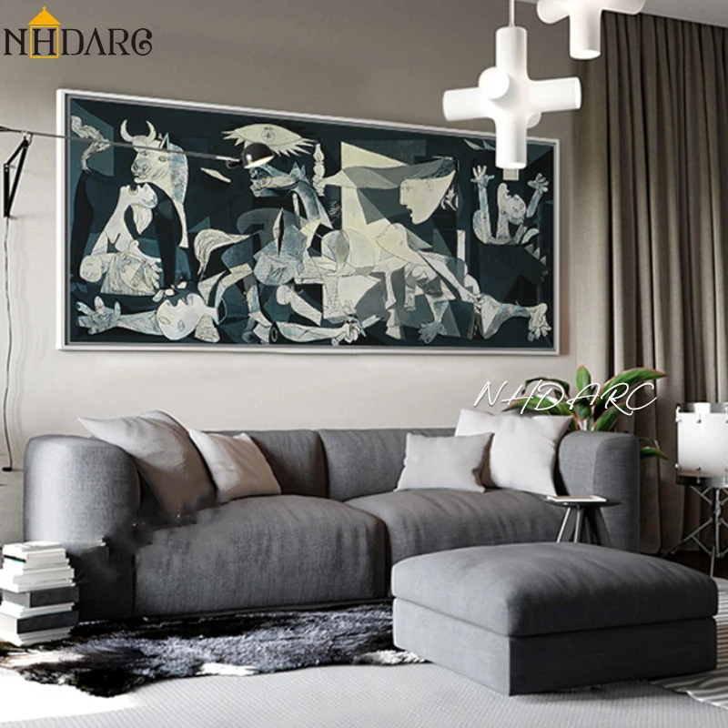 Guernica Picasso Black and White Figure Abstract Canvas Print Painting, Poster Wall Pictures, Living Room Art, Home Decoration
Guernica Picasso Black and White Figure Abstract Canvas Print Painting, Poster Wall Pictures, Living Room Art, Home Decoration