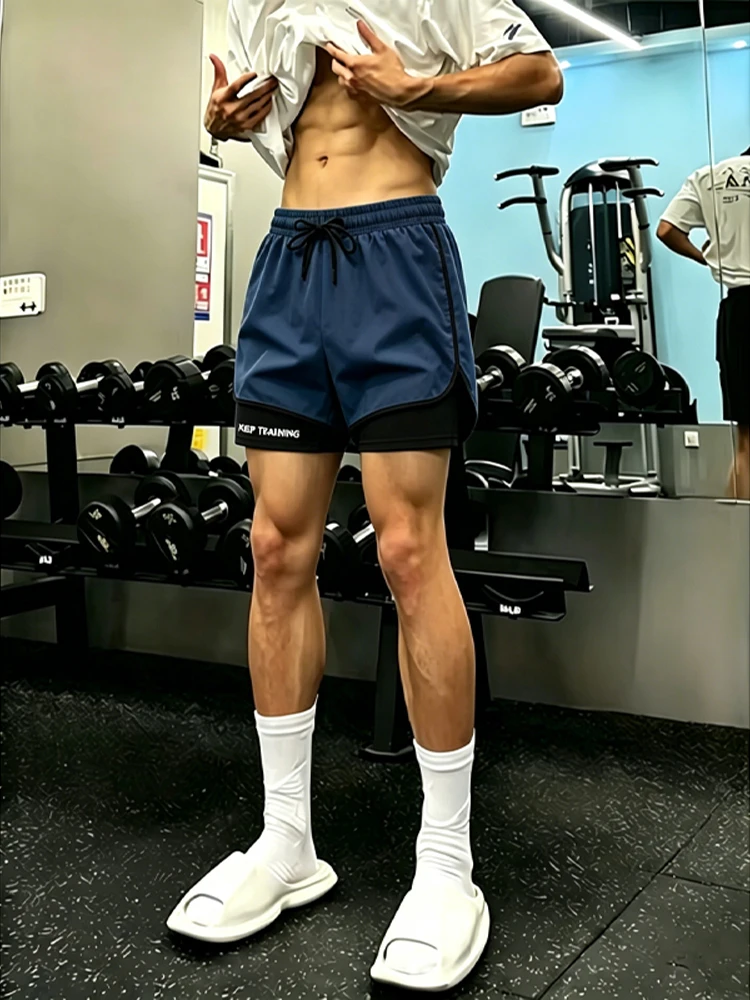 Quick Dry Ice Silk Men's Shorts Summer Training Three-quarter Length Outerwear Breathable Sport Pants Loose Fit mid Waist
Quick Dry Ice Silk Men's Shorts Summer Training Three-quarter Length Outerwear Breathable Sport Pants Loose Fit mid Waist