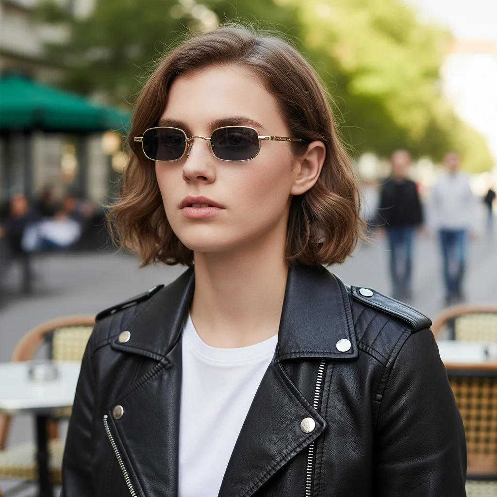 Vintage Metal Frame Travel Shades UV400 Protection Punk Sun Glasses Small Rectangle Sunglasses
Vintage Metal Frame Travel Shades UV400 Protection Punk Sun Glasses Small Rectangle Sunglasses