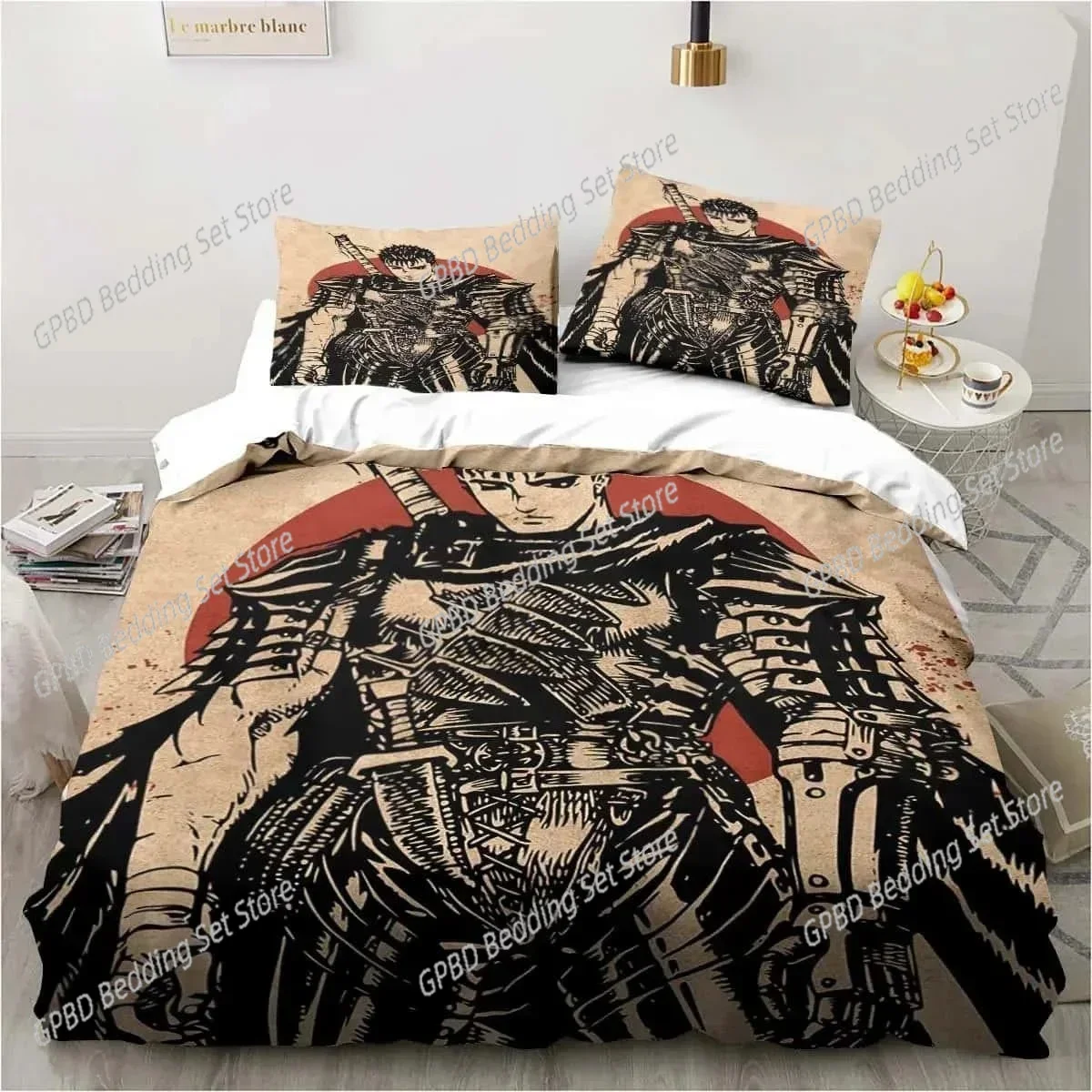 Fashion Anime Berserk 3D NEW Duvet Cover Pillowcase Bedding Set Adult Boy Girl Bedroom Decoration Children Single Double Large
Fashion Anime Berserk 3D NEW Duvet Cover Pillowcase Bedding Set Adult Boy Girl Bedroom Decoration Children Single Double Large