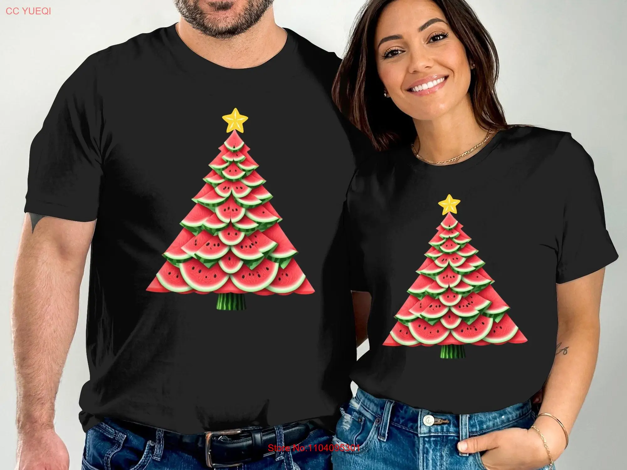 Watermelon Christmas Tree T Shirt Cute Fun Summer Holiday in July Festive Plus Sizes Humor long or short sleeves
Watermelon Christmas Tree T Shirt Cute Fun Summer Holiday in July Festive Plus Sizes Humor long or short sleeves