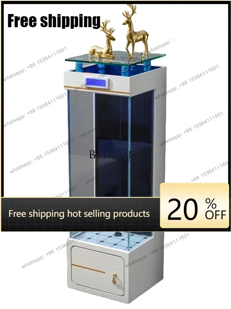 X4 Floor Fish Tank Aquarium Living Room Home Ecological Wall Gold Crystal Super White Glass
X4 Floor Fish Tank Aquarium Living Room Home Ecological Wall Gold Crystal Super White Glass