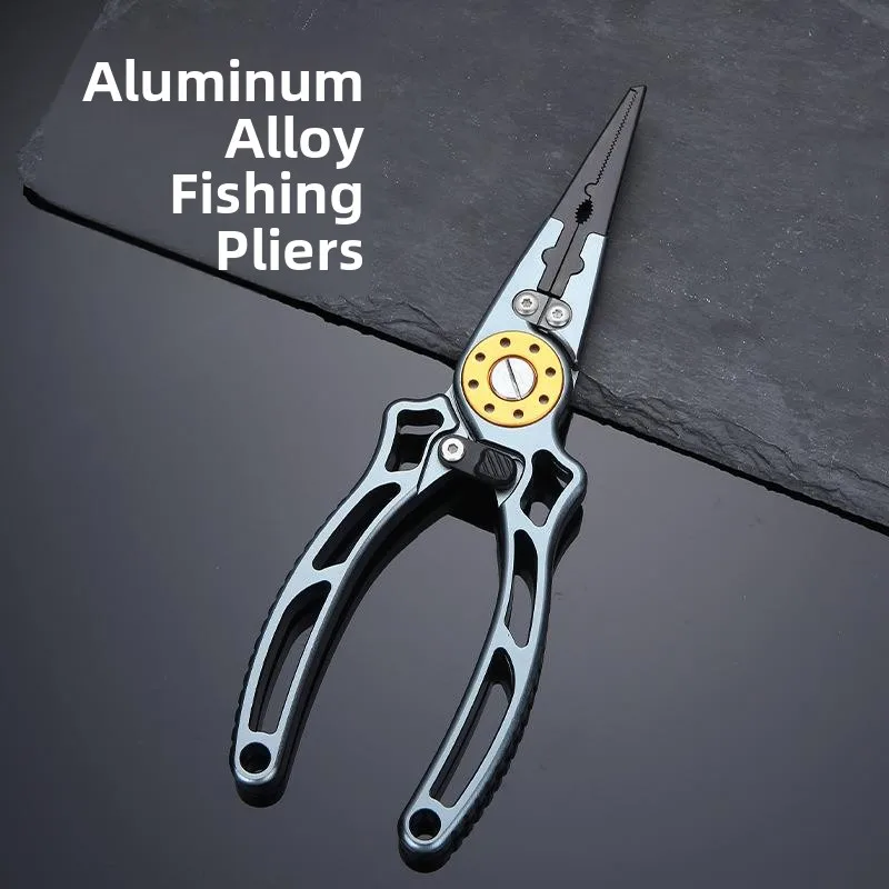 Portable Air Aluminum Fishing Pliers Multi-Function Line Cutter Open Ring Fish Control Equipment Alloy Material Fishing Gear
Portable Air Aluminum Fishing Pliers Multi-Function Line Cutter Open Ring Fish Control Equipment Alloy Material Fishing Gear