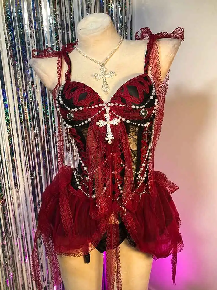 Винтажный готический топ ручной работы в стиле Harajuku Kawaii Grunge 90-х с сердечками, панк-рок, готика, E-Girls, эмо, Y2K, кружево, модный
Винтажный готический топ ручной работы в стиле Harajuku Kawaii Grunge 90-х с сердечками, панк-рок, готика, E-Girls, эмо, Y2K, кружево, модный