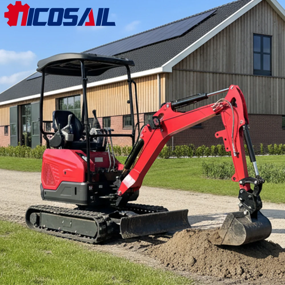 Custom 1.8T Mini Excavator with Swing Boom for Landscaping Projects CE Euro 5 Compact Hydraulic Digger
Custom 1.8T Mini Excavator with Swing Boom for Landscaping Projects CE Euro 5 Compact Hydraulic Digger