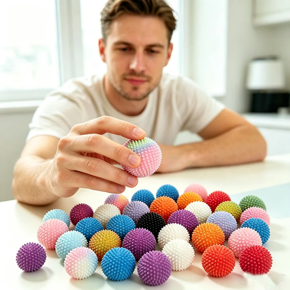Rainbow Textured Spike Ball Hand Therapy Exerciser Portable Stress Relief Sensory Fidget Toy Anti-stress Squeeze Ball For Adults
Rainbow Textured Spike Ball Hand Therapy Exerciser Portable Stress Relief Sensory Fidget Toy Anti-stress Squeeze Ball For Adults