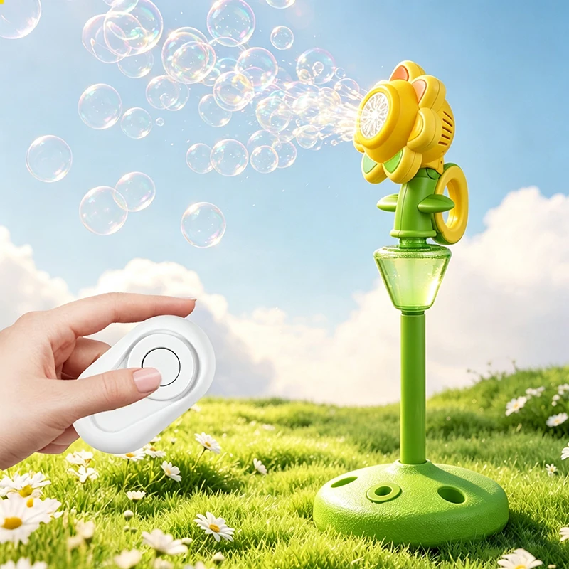 Remote-controlled Street Lamp Bubble Machine Colorful Swaying Sunflower Fully Automatic Vertical Model Perfect Gift For Children
Remote-controlled Street Lamp Bubble Machine Colorful Swaying Sunflower Fully Automatic Vertical Model Perfect Gift For Children