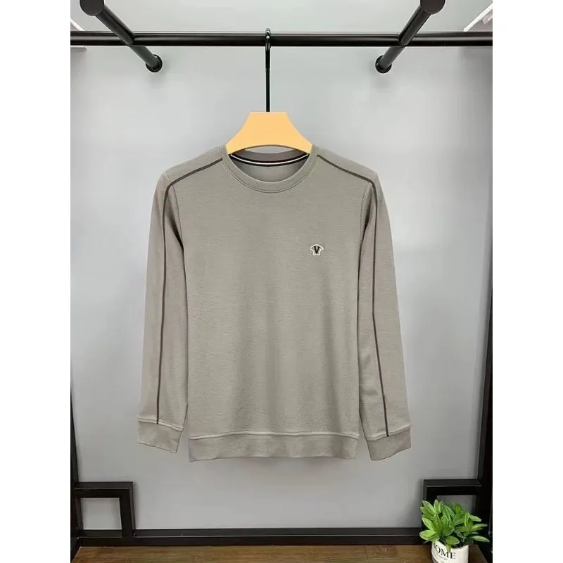 Men's Sweatshirt Winter Round Neck Hoodless Pullover Plus Velvet Thickened Bottoming Shirt Fashionable Versatile Casual Top
Men's Sweatshirt Winter Round Neck Hoodless Pullover Plus Velvet Thickened Bottoming Shirt Fashionable Versatile Casual Top
