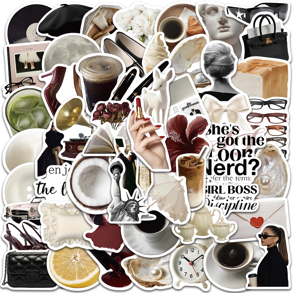 60pcs Old Money Style Clean Lady Sticker - Luxury Coquette Aesthetic Vinyl Decal for Laptop Phone Case Guitar Skateboard
60pcs Old Money Style Clean Lady Sticker - Luxury Coquette Aesthetic Vinyl Decal for Laptop Phone Case Guitar Skateboard