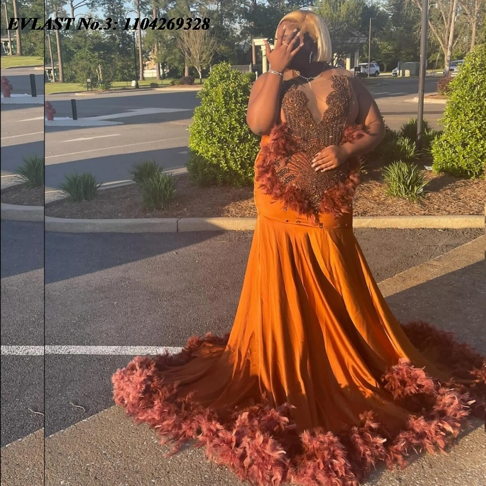 Индивидуальное вечернее платье EVLAST в стиле африканской русалки для девушек, с пайетками и кристаллами, для выпускного вечера, модель E3P662
Индивидуальное вечернее платье EVLAST в стиле африканской русалки для девушек, с пайетками и кристаллами, для выпускного вечера, модель E3P662