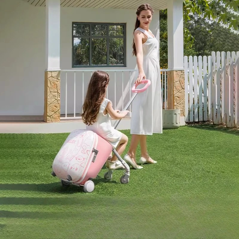 Kids' Travel Trolley Suitcase Mountable on Plane with Spinner Wheels Luggage Ride and Walk The Baby's Suitcase Folding Strollers
Kids' Travel Trolley Suitcase Mountable on Plane with Spinner Wheels Luggage Ride and Walk The Baby's Suitcase Folding Strollers