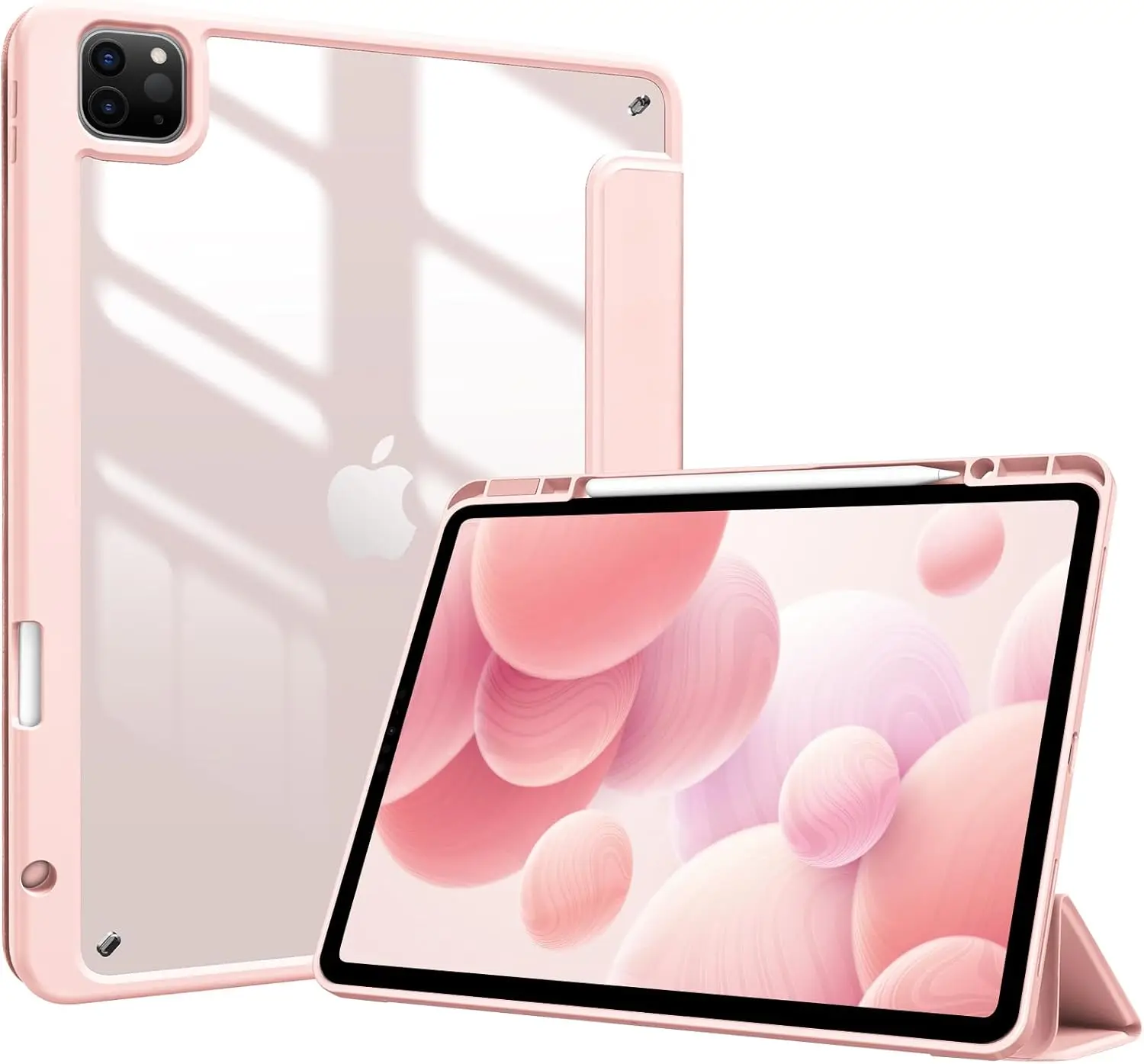 Умный чехол для iPad Pro 12.9 (6-го/5-го/4-го/3-го поколения, 2022/2021/2020/2018), прозрачная задняя крышка, держатель для Apple Pencil
Умный чехол для iPad Pro 12.9 (6-го/5-го/4-го/3-го поколения, 2022/2021/2020/2018), прозрачная задняя крышка, держатель для Apple Pencil