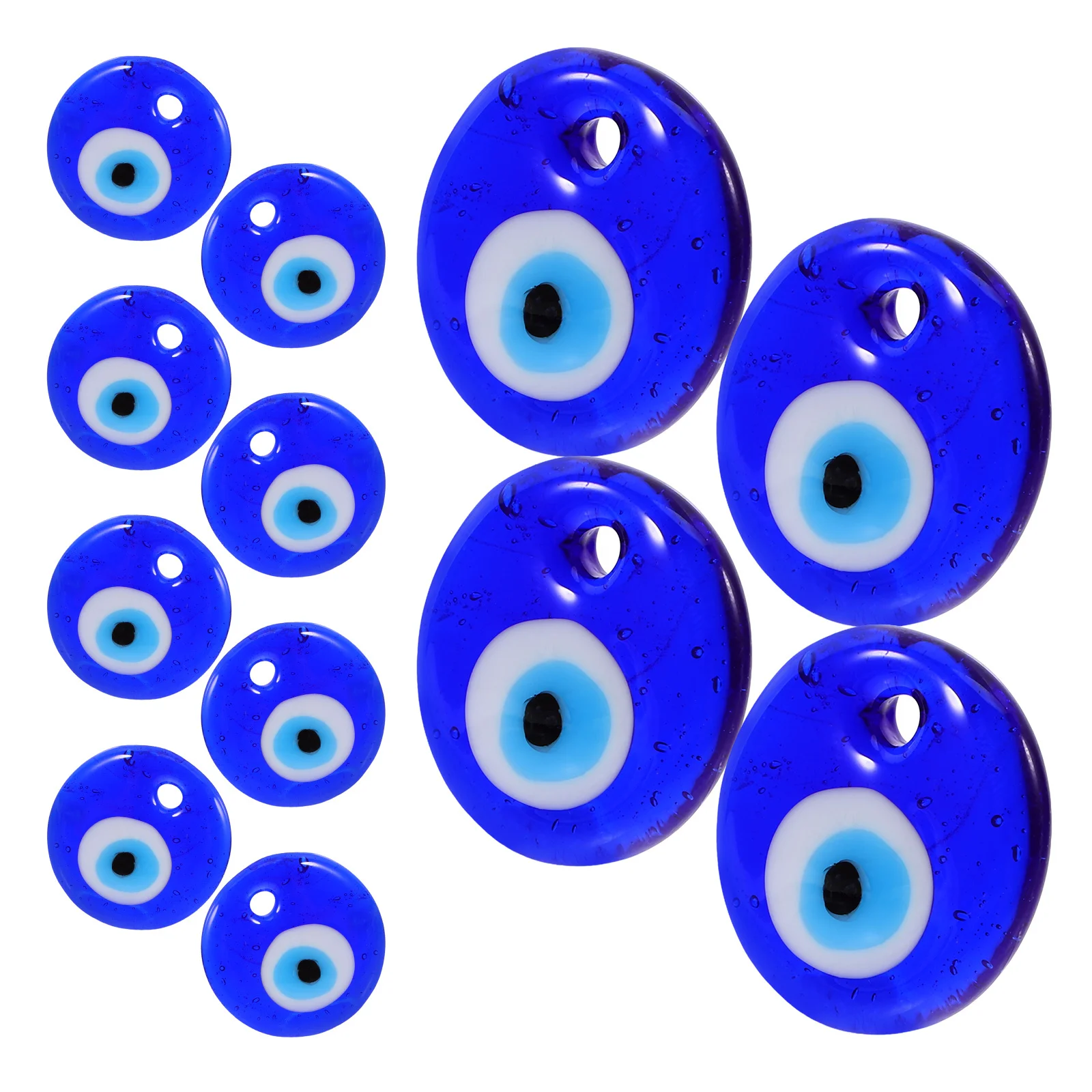 12Pcs Devil Eye Pendants DIY Decorative Glass Beads Vivid Color Long Lasting Adornments Evil Eye Beads Pendants
12Pcs Devil Eye Pendants DIY Decorative Glass Beads Vivid Color Long Lasting Adornments Evil Eye Beads Pendants