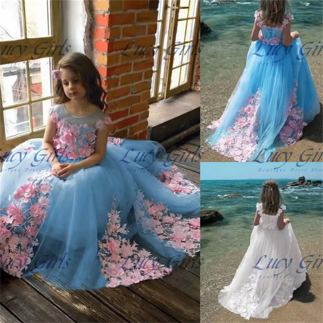 Роскошное высококачественное синее платье для девочки с цветочным узором, из тюля, пышное, с 3D аппликацией, для свадебного бала, детского дня рождения, вечерних мероприятий
Роскошное высококачественное синее платье для девочки с цветочным узором, из тюля, пышное, с 3D аппликацией, для свадебного бала, детского дня рождения, вечерних мероприятий